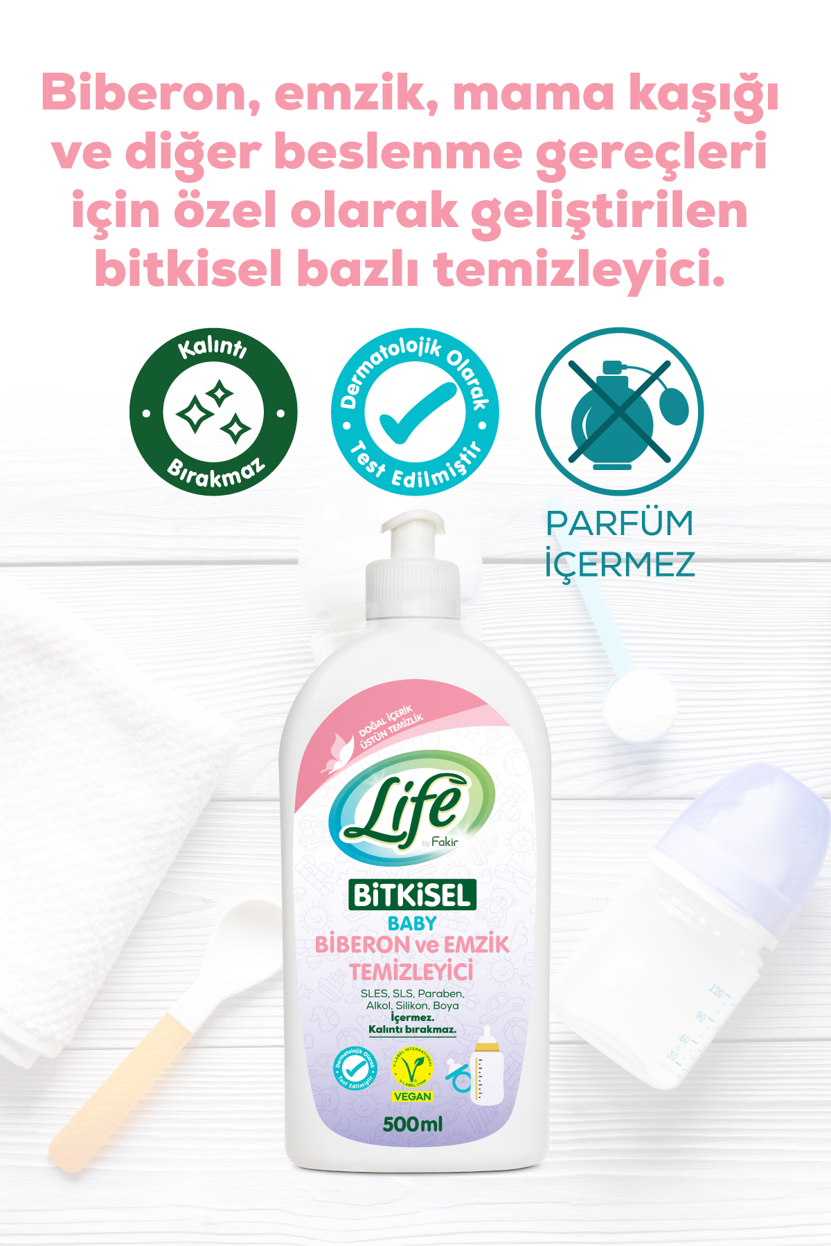 Baby Bitkisel Biberon ve Emzik Temizleyici - 4
