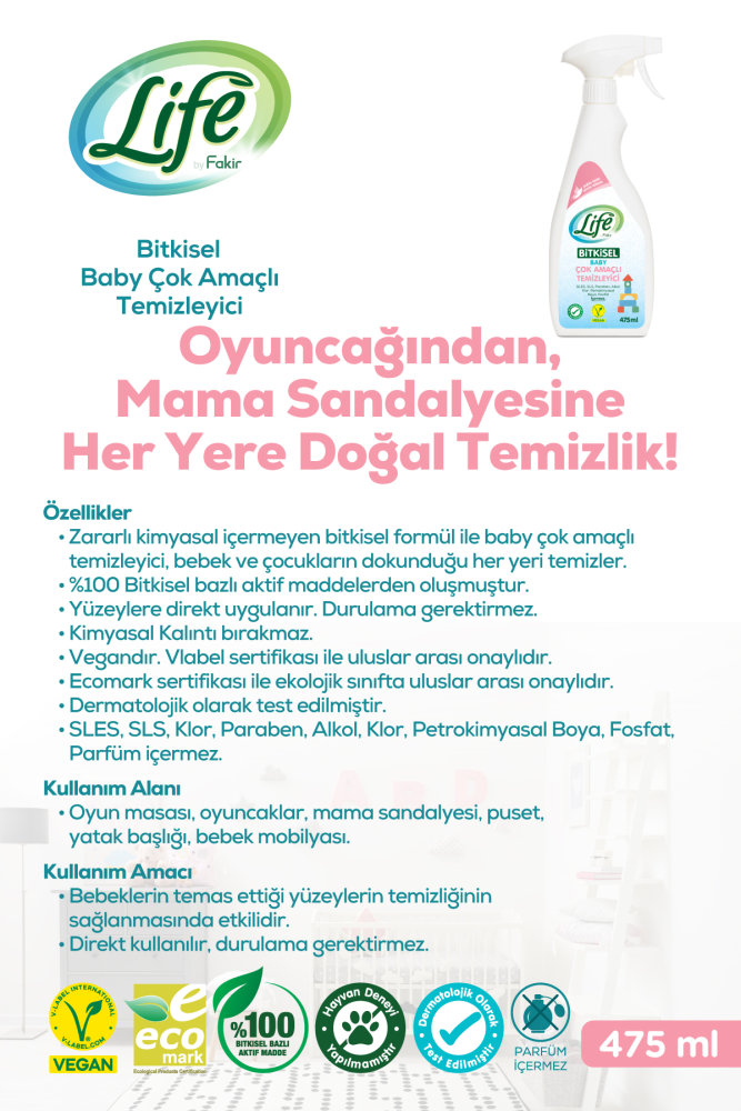 Baby Bitkisel Çok Amaçlı Temizleyici - 3