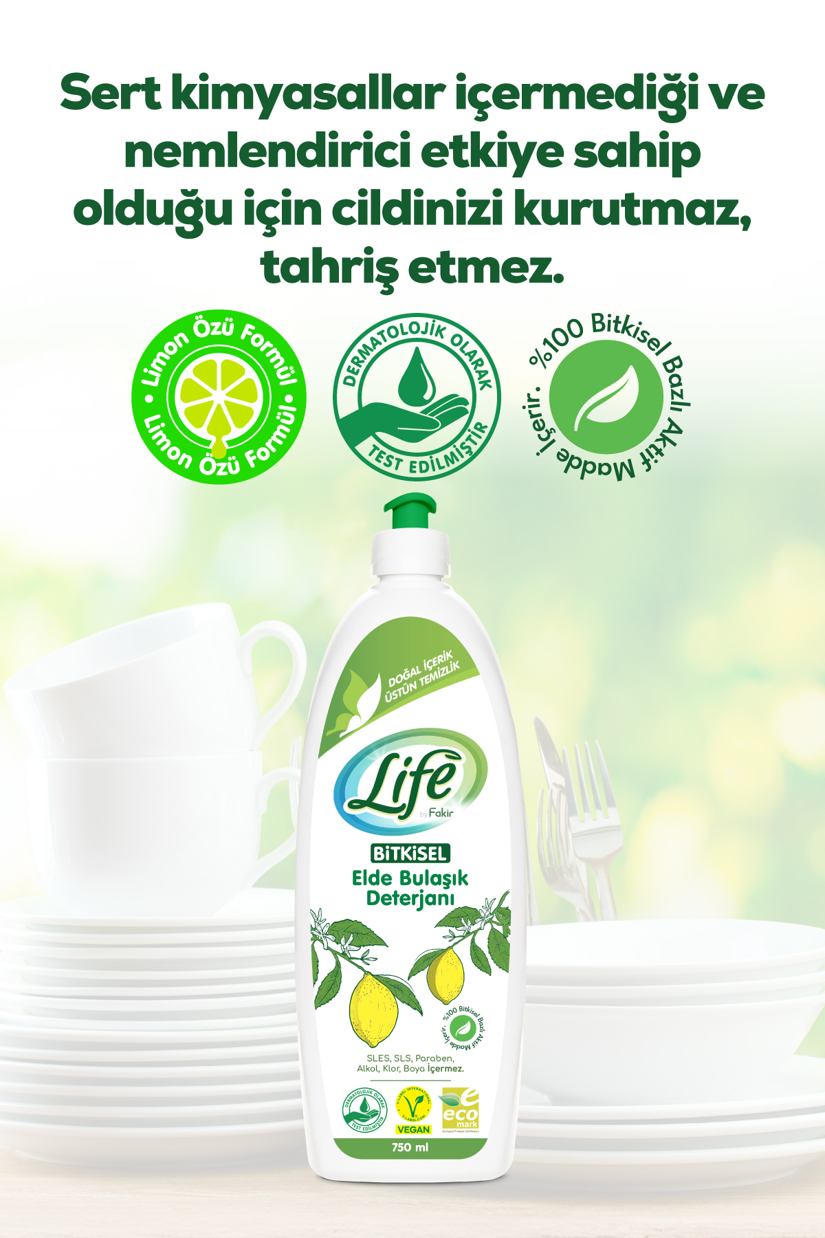 Bitkisel Elde Bulaşık Deterjanı - 4