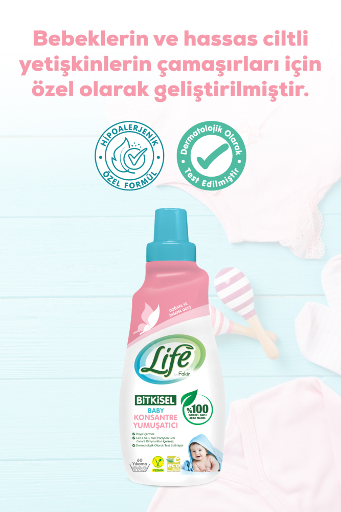 Bitkisel Konsantre Bebek Çamaşır Yumuşatıcısı - 4