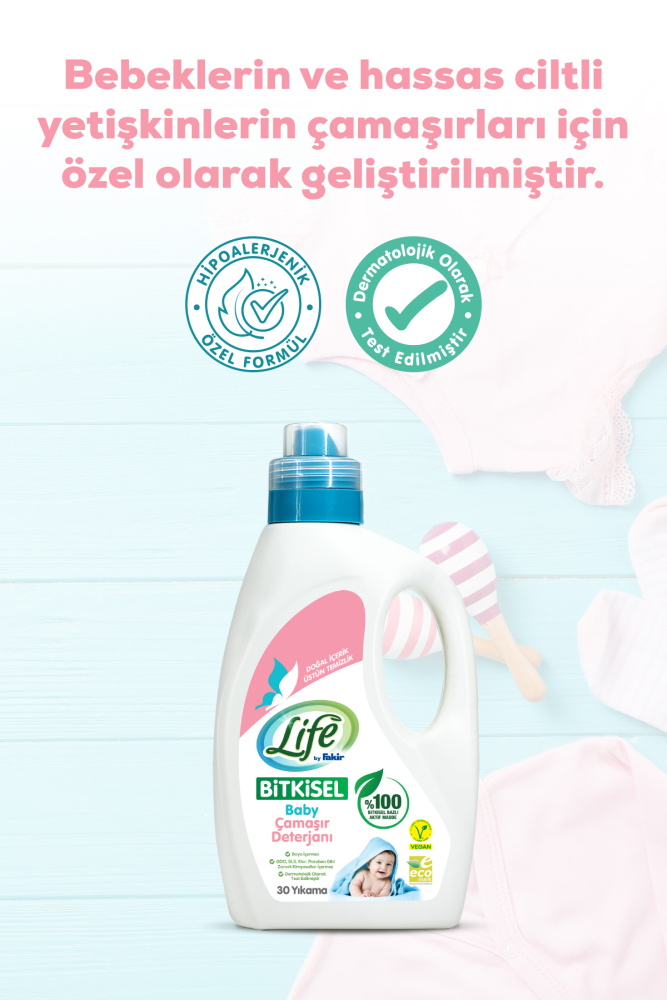 Bitkisel Sıvı Bebek Çamaşır Deterjanı - 4