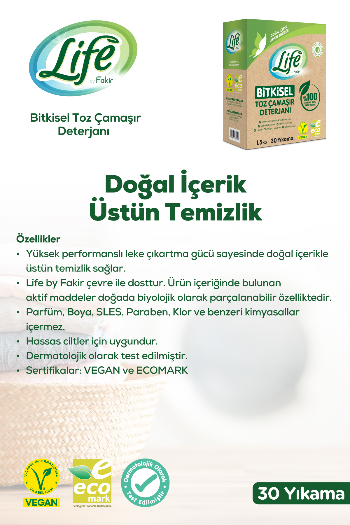 Bitkisel Toz Çamaşır Deterjanı - 3